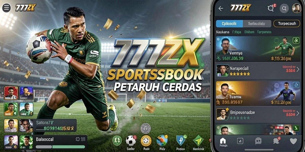 Tampilan menarik dari gameplay taruhan olahraga di 777ZX.