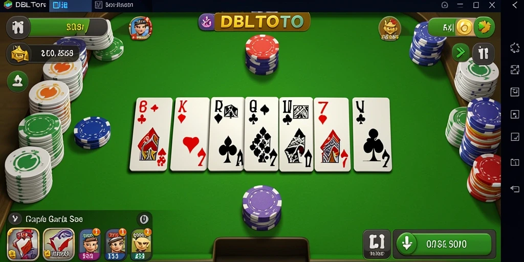 Tampilan gameplay <strong>DBLTOTO</strong> yang seru dan interaktif di layar.