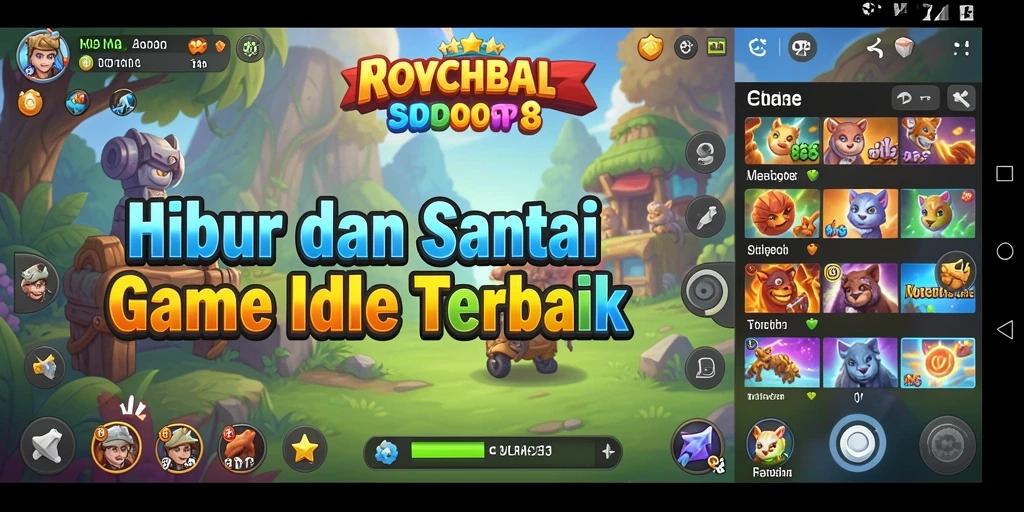 Tampilan gameplay H03 dengan mekanisme Idle yang menarik.