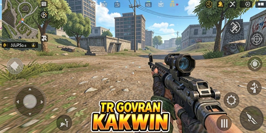Tangkapan layar dari gameplay mendebarkan KAKWIN.