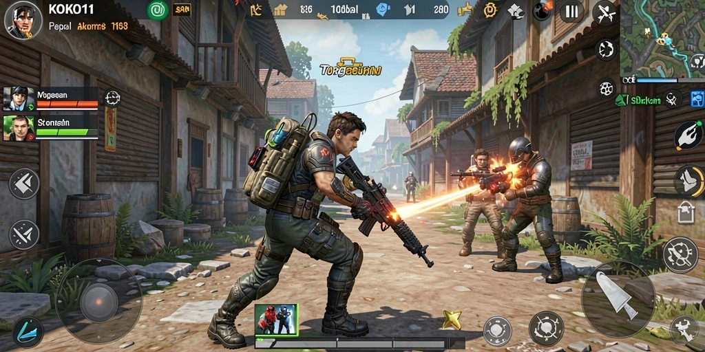 Tampilan gameplay KOKO11 dengan elemen strategi yang mendebarkan.