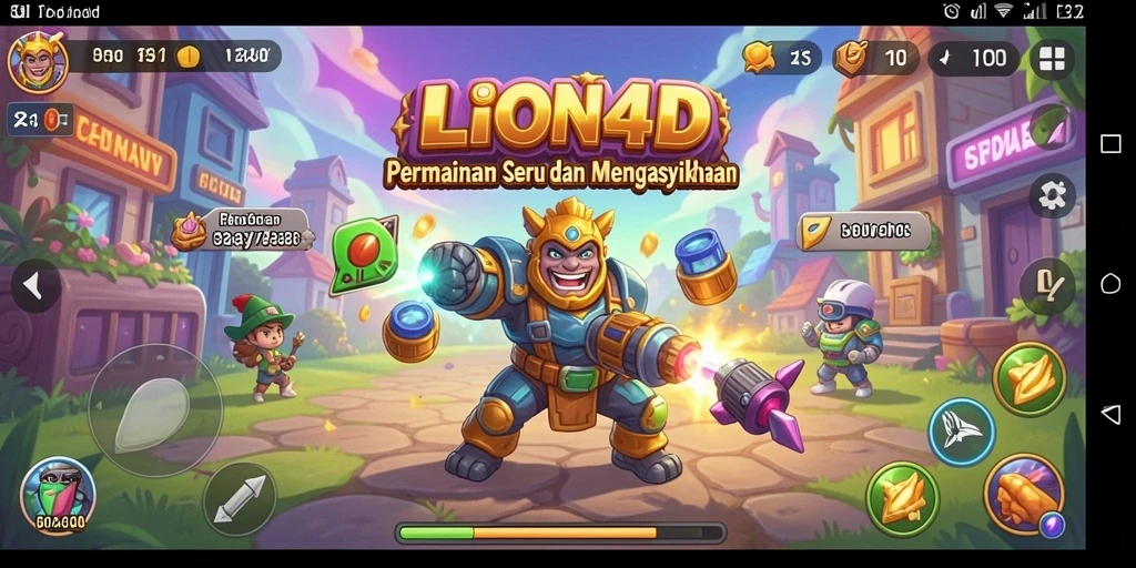 Tampilan gameplay LION4D yang seru dan menantang.