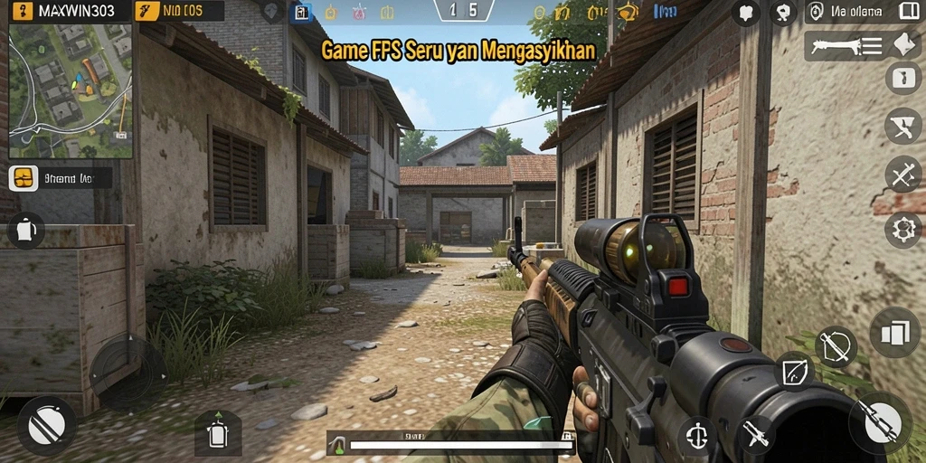 Gameplay seru dalam MAXWIN303 yang penuh aksi FPS.