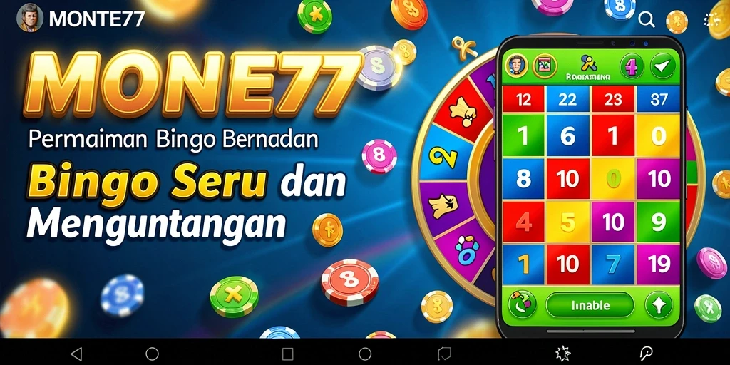 Screenshot gameplay MONTE77 yang menampilkan suasana permainan Bingo.
