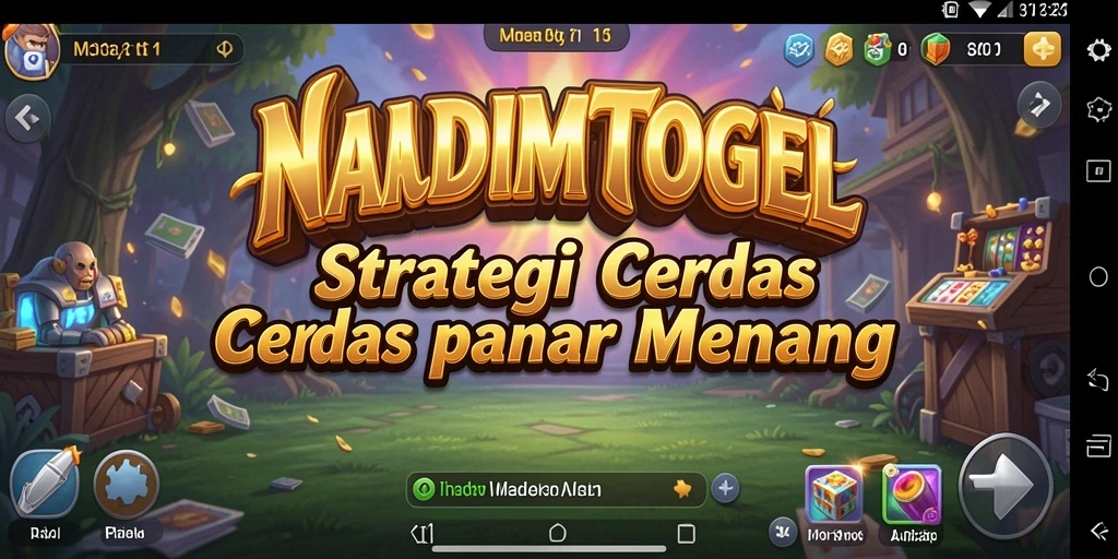 Screenshot gameplay NADIMTOGEL menampilkan strategi yang mendebarkan.
