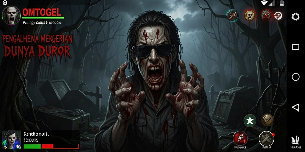 Screenshot gameplay menakutkan dari OMTOGEL yang penuh ketegangan.