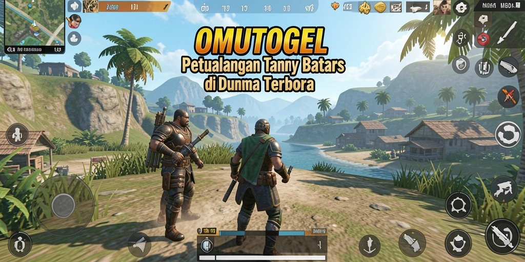 Tampilan gameplay menarik dari OMUTOGEL di dunia terbuka.