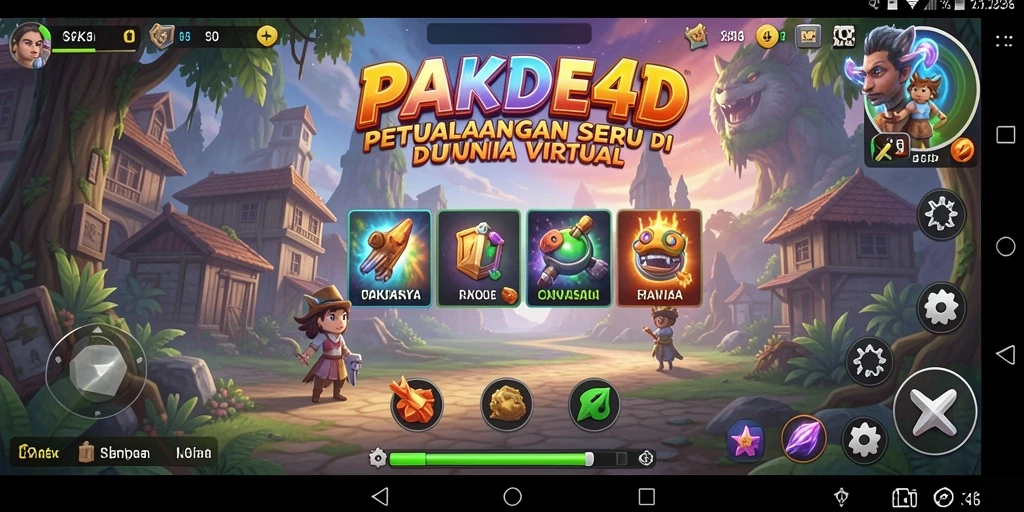 Tampilan menarik dari gameplay PAKDE4D yang menampilkan petualangan mendebarkan.