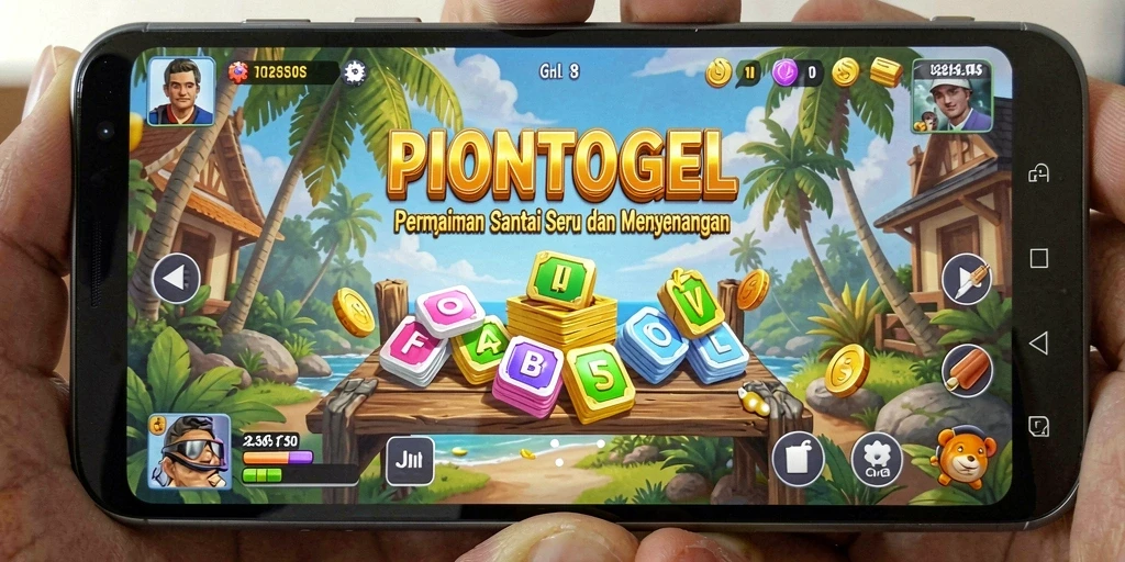 Tampilan gameplay PIONTOGEL yang ceria dan mengasyikkan.
