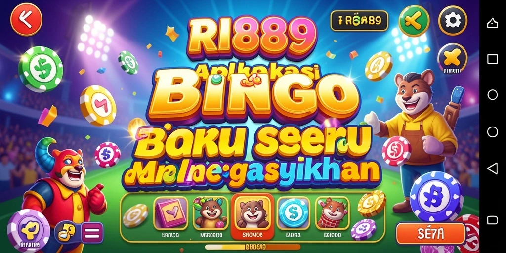 Tampilan gameplay seru Bingo dari RI889.