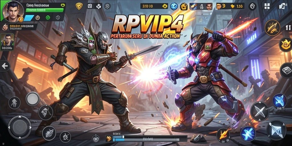 Screenshot RPVIP4 menampilkan aksi mendebarkan dalam gameplay.
