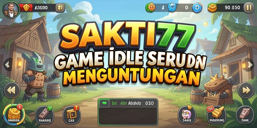 Tampilan gameplay <strong>SAKTI77</strong> yang menarik dengan sistem Idle.