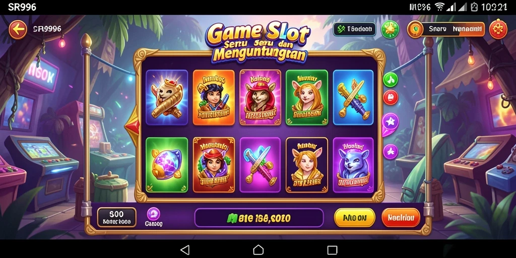 Tampilan gameplay Slot yang seru dan interaktif dari SR996.