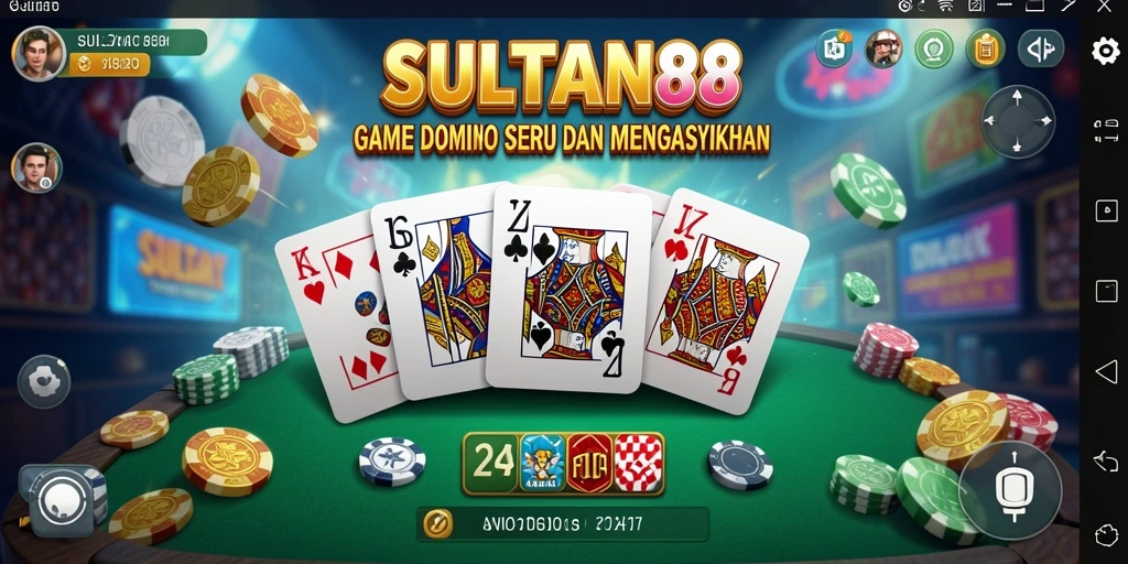 Gameplay seru SULTAN88 dalam permainan Domino.
