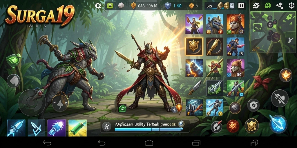 Screenshot SURGA19 menampilkan fitur pengingat dan manajemen tugas.