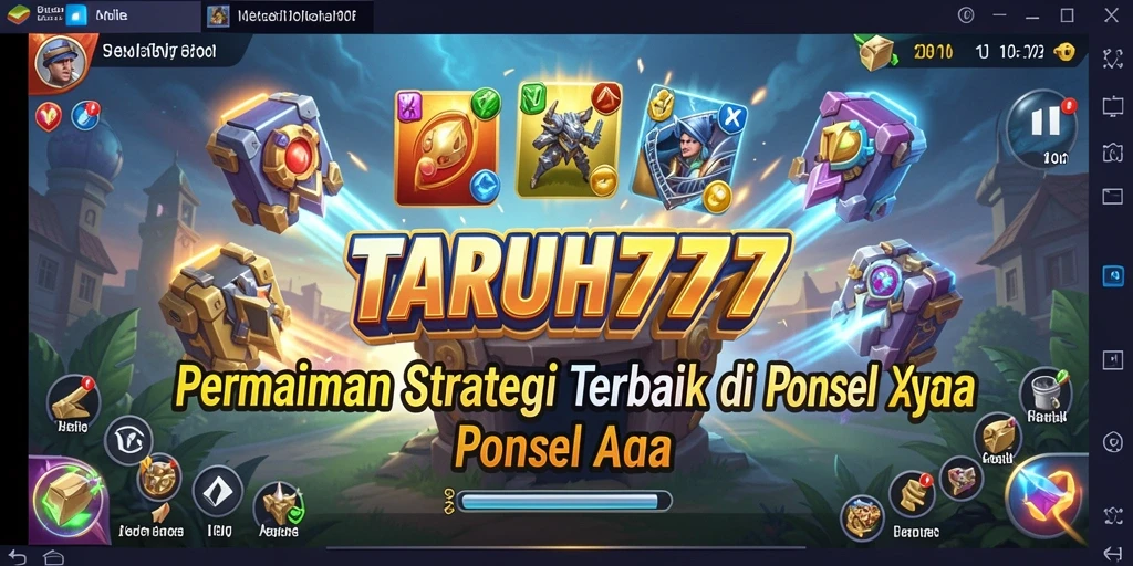 Tangkapan layar TARUH777 menampilkan aksi seru dalam permainan strategi.