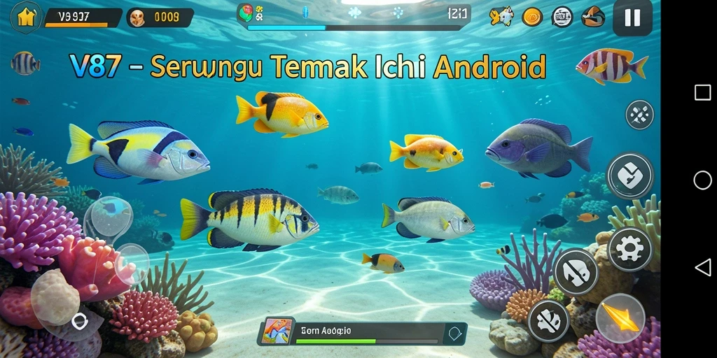 Gameplay seru Tembak Ikan di V87 dengan grafis menarik.